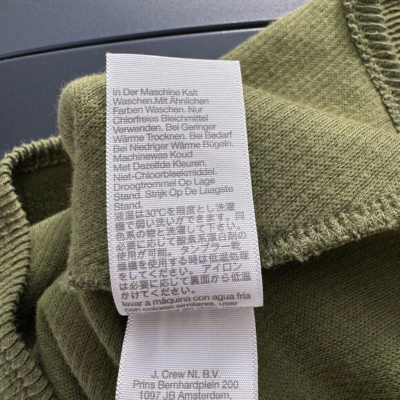 Madewell Green Asymmetrical Hem Top Ribbed Long Sleeve  Bohemian Versatile Small - Picture 14 of 15